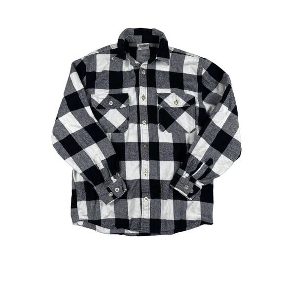 Anti Social Social Club - Frantic Checkered Flannel in Black White and Multi - Picture 1 of 4